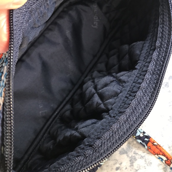 Vera Bradley Frannie Marrakesh Blue/Orange/White 5”x9” Mini Handbag💙VGUC💙 - Picture 8 of 10